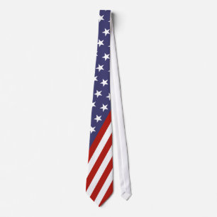 Gravata da bandeira americana