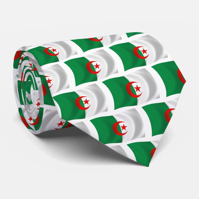 Gravata da Bandeira da Argélia (Rolled)