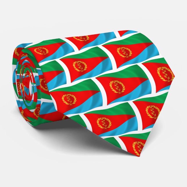 Gravata da Bandeira da Eritreia (Rolled)