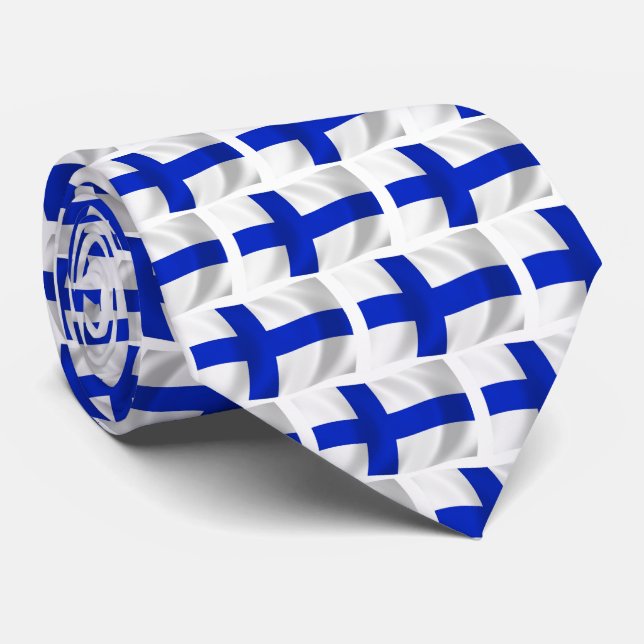 Gravata da Bandeira da Finlândia (Rolled)