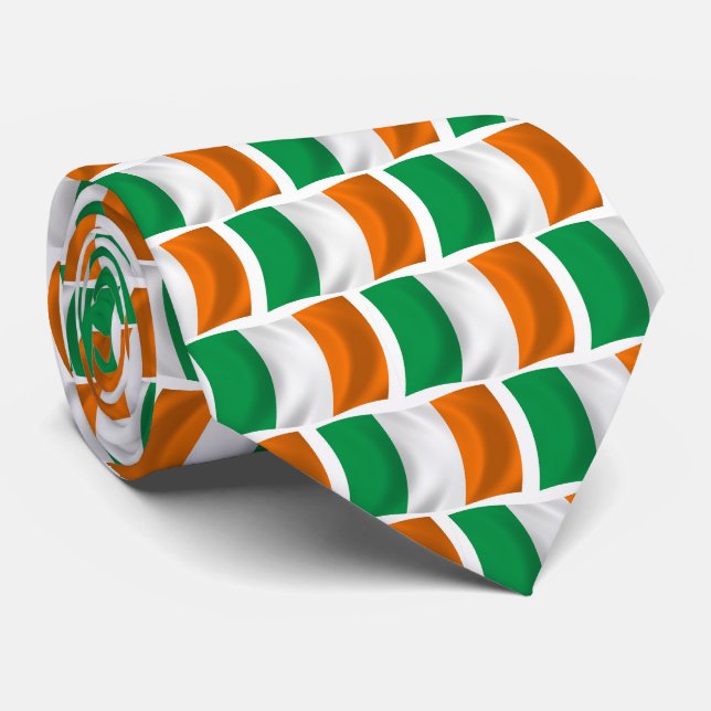 Gravata da Bandeira da Irlanda (Rolled)