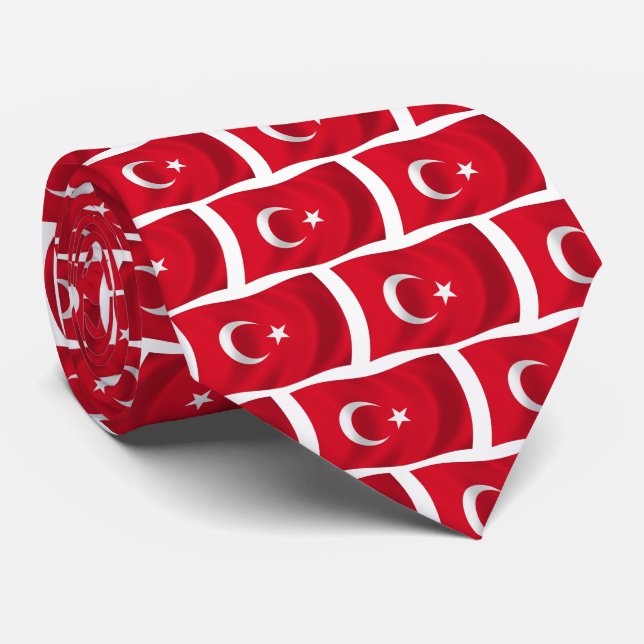 Gravata da Bandeira da Turquia (Rolled)