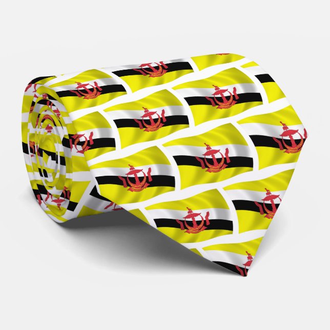 Gravata da Bandeira de Brunei (Rolled)