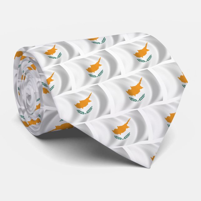 Gravata da Bandeira de Chipre (Rolled)