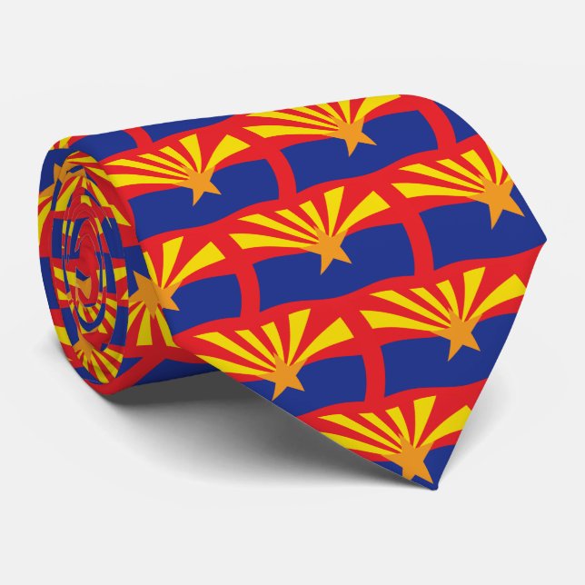 Gravata da Bandeira do Arizona (Rolled)