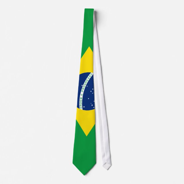 Gravata da Bandeira do Brasil (Frente)