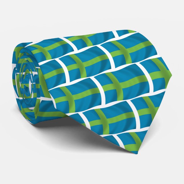 Gravata da Bandeira do Povo Vótico (Rolled)