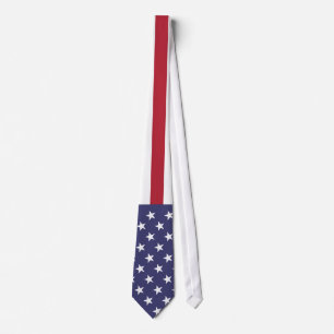 Gravata da bandeira dos Estados Unidos da bandeira