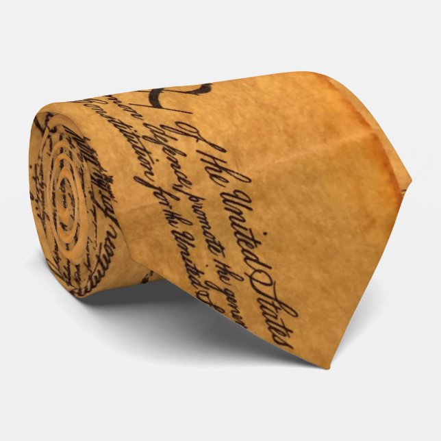 Gravata da constituição da política dos EUA (Rolled)