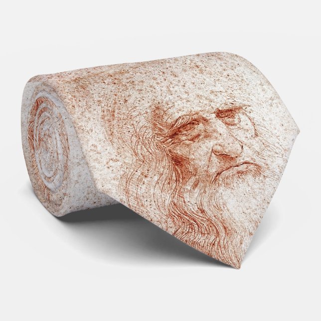 Gravata Da Vinci Obra-Prima (Rolled)