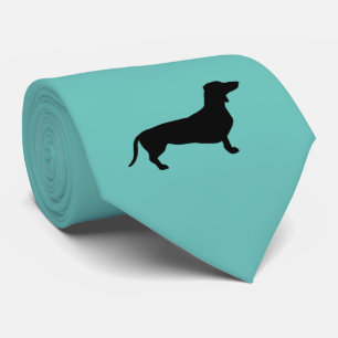 Gravata Dachshund Pelo Curto - Silhueta 1