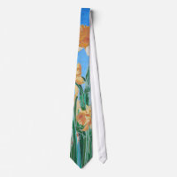 Daffodils Ouro Bloqueado Arte de Linha Negrito