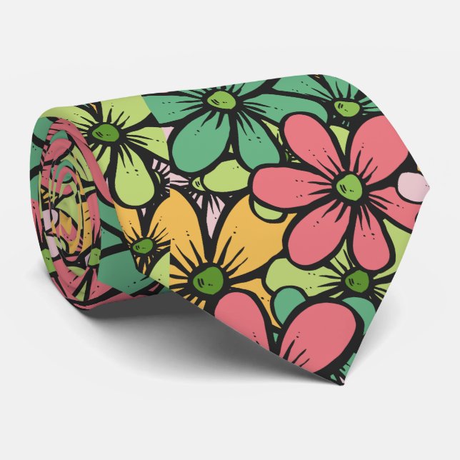 Gravata Daisy Flowers (Rolled)