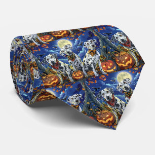 Gravata Dalmaciano Halloween Spooky