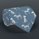 Gravata Dalmaciano Teal Green<br><div class="desc">Um padrão de cão Dalmaciano bonito avistou-o num fundo verde teal. Arte original de Nic Squirrell. Perfeito para amantes de os animais e veterinários.</div>