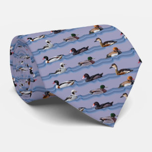 Gravata Dandy Ducks Tie Double Sided Design (Lilac)