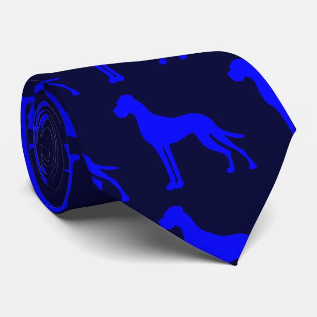 Gravata Dane azul Great Dane blueback (Rolled)