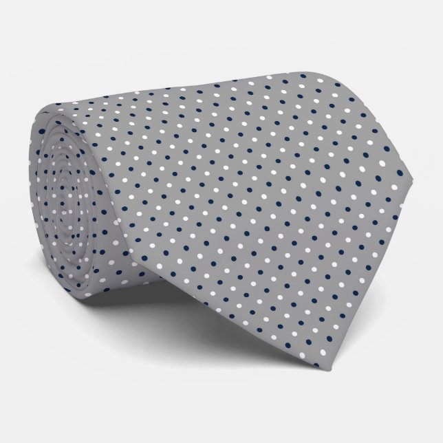 Gravata de bolinhas masculina (Rolled)