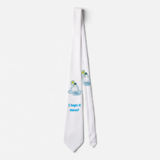 Gravata de boneco de neve