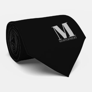 Gravata de Cama de Casamento Monograma + Nome