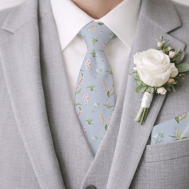 Gravata de casamento botânica English Meadow (Criador carregado)