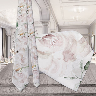 Gravata de Casamento de Peony de Jardim Ultra Blus