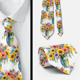 Gravata de Cavalheiro | Gravata de Floral para Cas