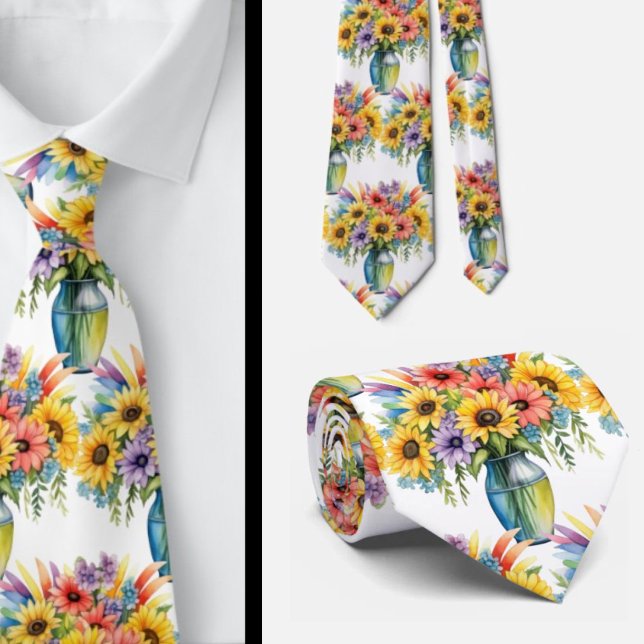 Gravata de Cavalheiro | Gravata de Floral para Cas (Criador carregado)