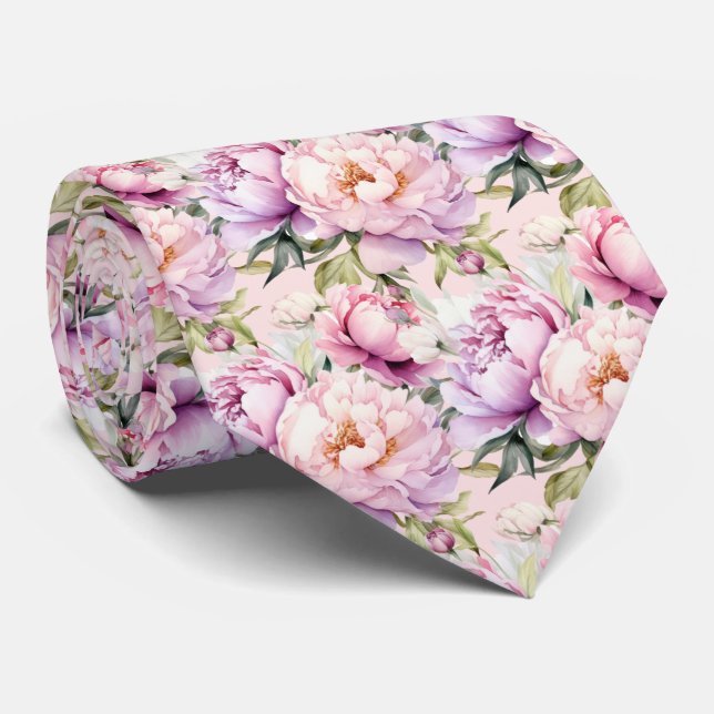 Gravata de Cavalheiro | Gravata Floral para Casame (Rolled)