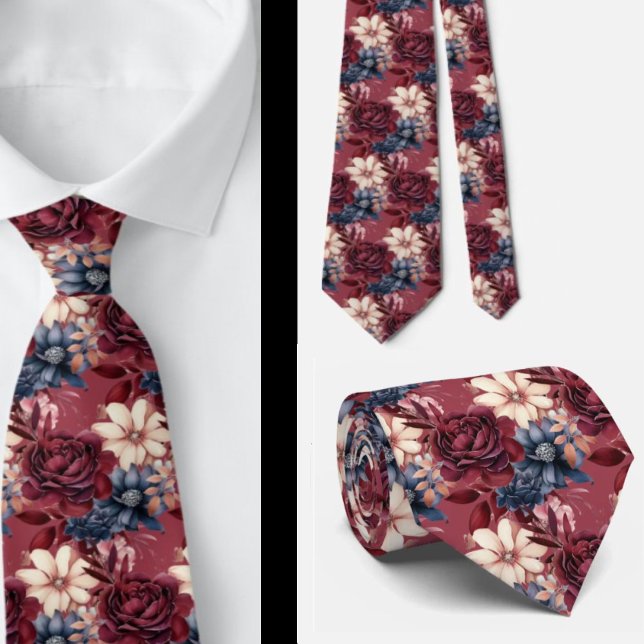 Gravata de Cavalheiro | Gravata Floral para Casame (Criador carregado)