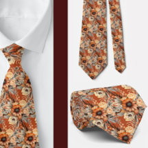 Gravata de Cavalheiro | Gravata Floral para Casame