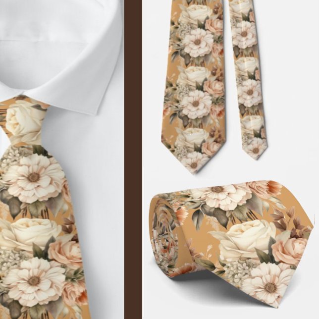 Gravata de Cavalheiro | Gravata Floral para Casame (Criador carregado)