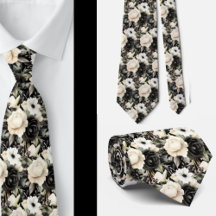 Gravata de Cavalheiro | Gravata Floral para Casame