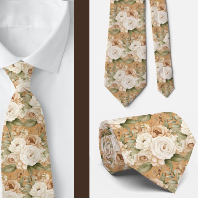 Gravata de Cavalheiro | Gravata Floral para Casame (Criador carregado)