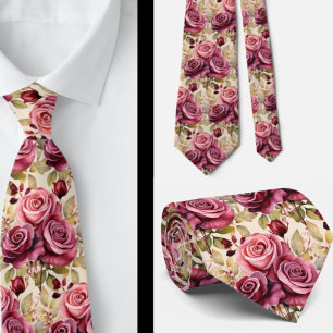 Gravata de Cavalheiro Necktie Floral para Casame