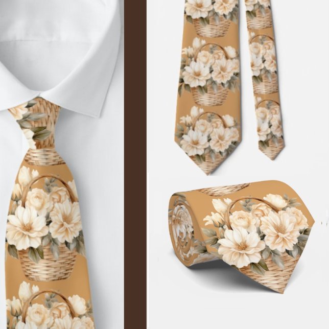 Gravata de Cavalheiro | Necktie Floral para Casame (Criador carregado)