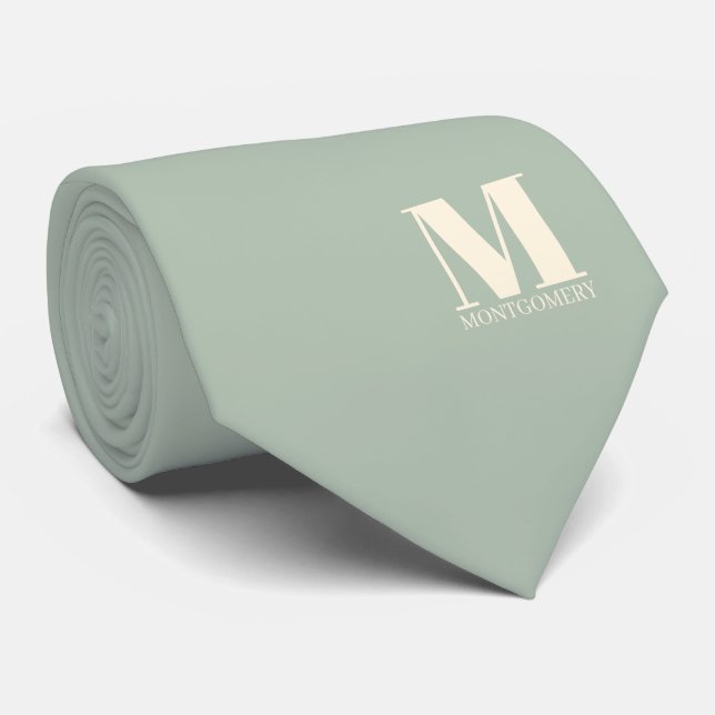 Gravata de Caxemira com Monograma + Nome para Casa (Rolled)