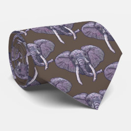 Gravata de Elefante Violeta