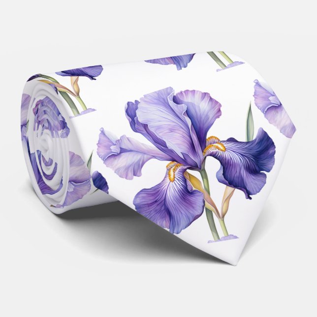 Gravata de Floral Elegante para Casamento e Ocasiõ (Rolled)