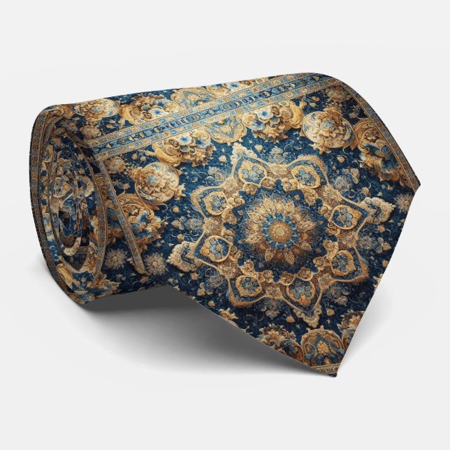 Gravata de luxo em estilo persa de designer | Grav (Rolled)