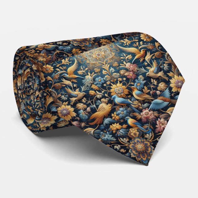 Gravata de luxo em estilo persa de designer | Grav (Rolled)