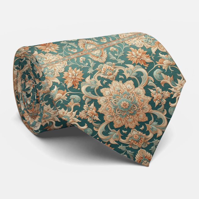Gravata de luxo em estilo persa de designer | Grav (Rolled)