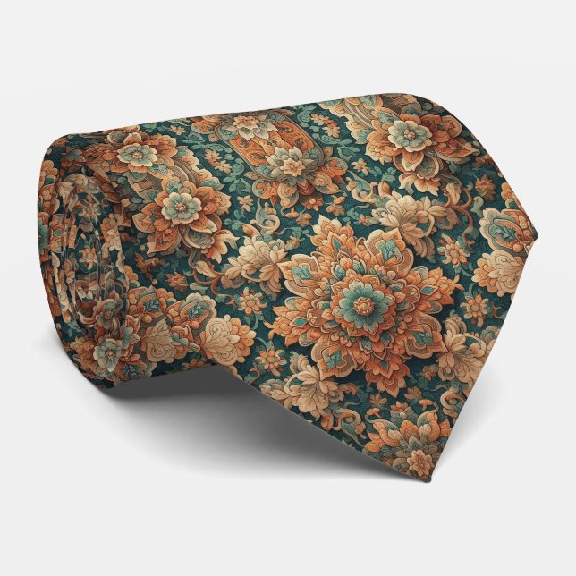 Gravata de luxo em estilo persa de designer | Grav (Rolled)