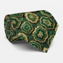 Gravata de Luxo | Gravata de Pescoço em Verde Flor