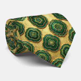 Gravata de Luxo Gravata de Pescoço em Verde Flor