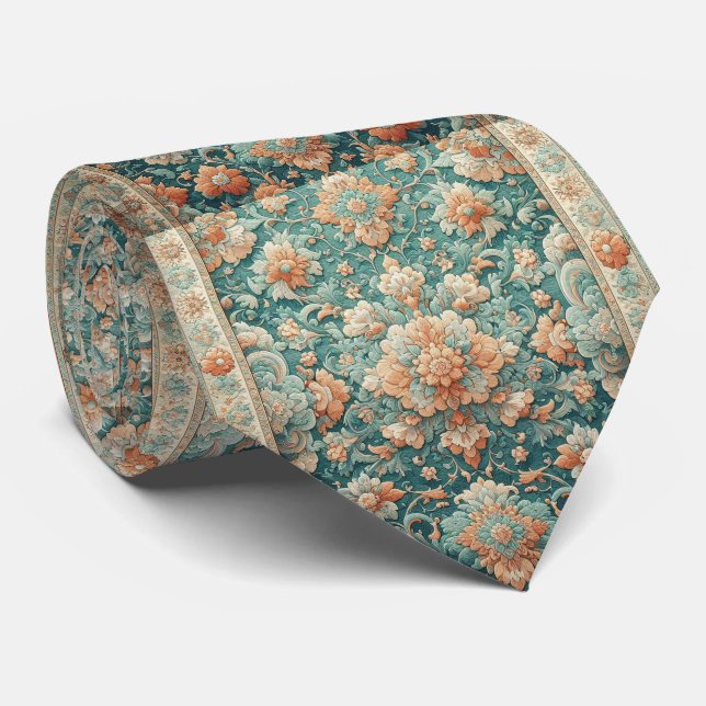 Gravata de luxo persa estilo designer | Gravata de (Rolled)