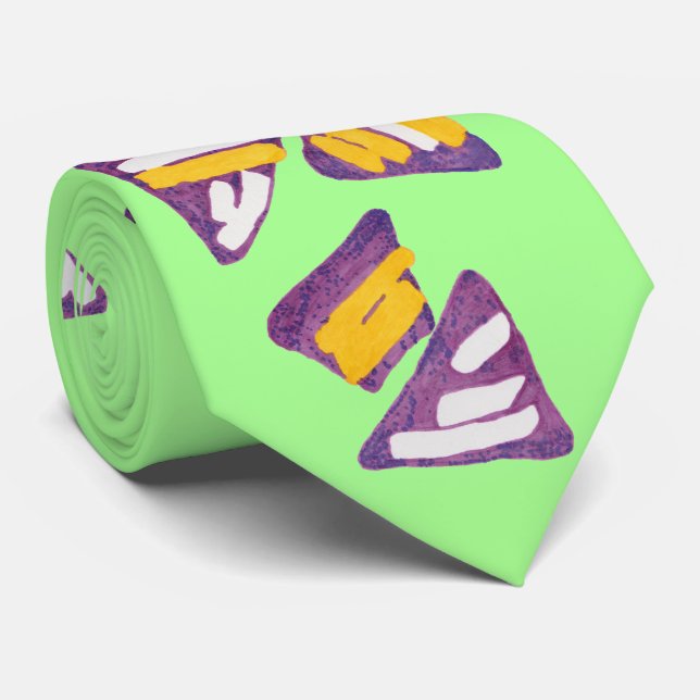 Gravata de Nacho em Electric Mint (Rolled)