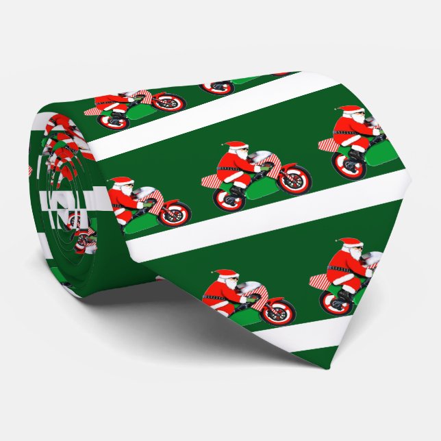Gravata de Natal de Motocicleta (Rolled)
