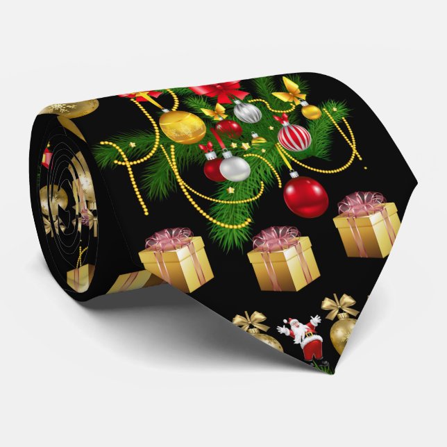 Gravata de Natal, Papais noeis (Rolled)