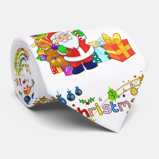 Gravata de Natal, Papais noeis (Rolled)